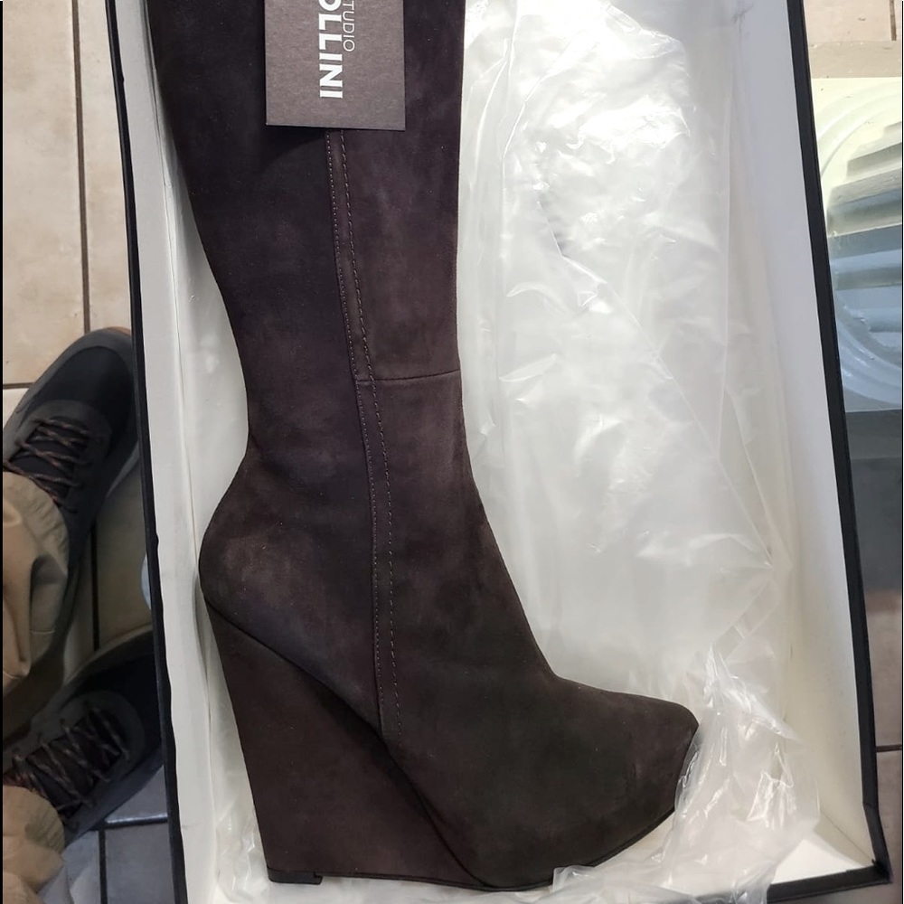 New Pollini Suede Boots